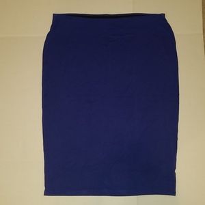 Old Navy Pencil Stretch Skirt Blue